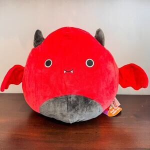 NWT - Dante The Devil Bat & Tally The Cat Witch Flip-A-Mallow Squishmallow, 12"